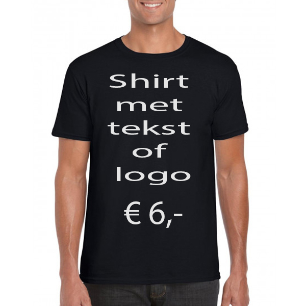 Shirt bedrukken met tekst of logo Snel en goedkoop