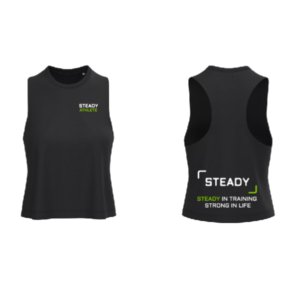 Steady Gym Dames triblend croptop