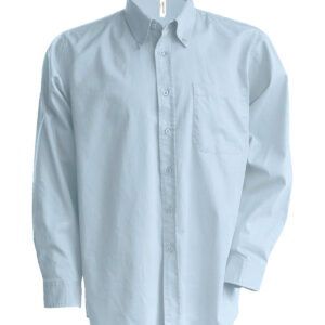 Long-sleeved easycare Oxford shirt