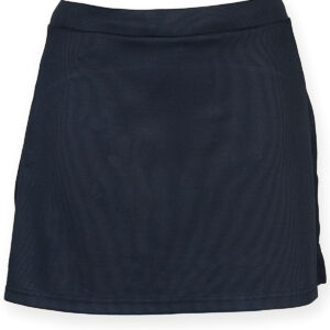 Women's skort with wicking finish