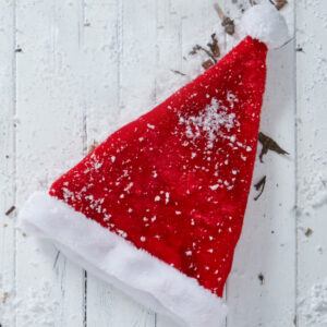 Plush Santa hat