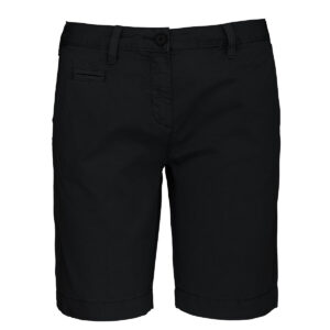 Women's washed effect Bermuda shorts
