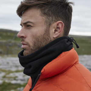Ronde sjaal van gerecyclede fleece