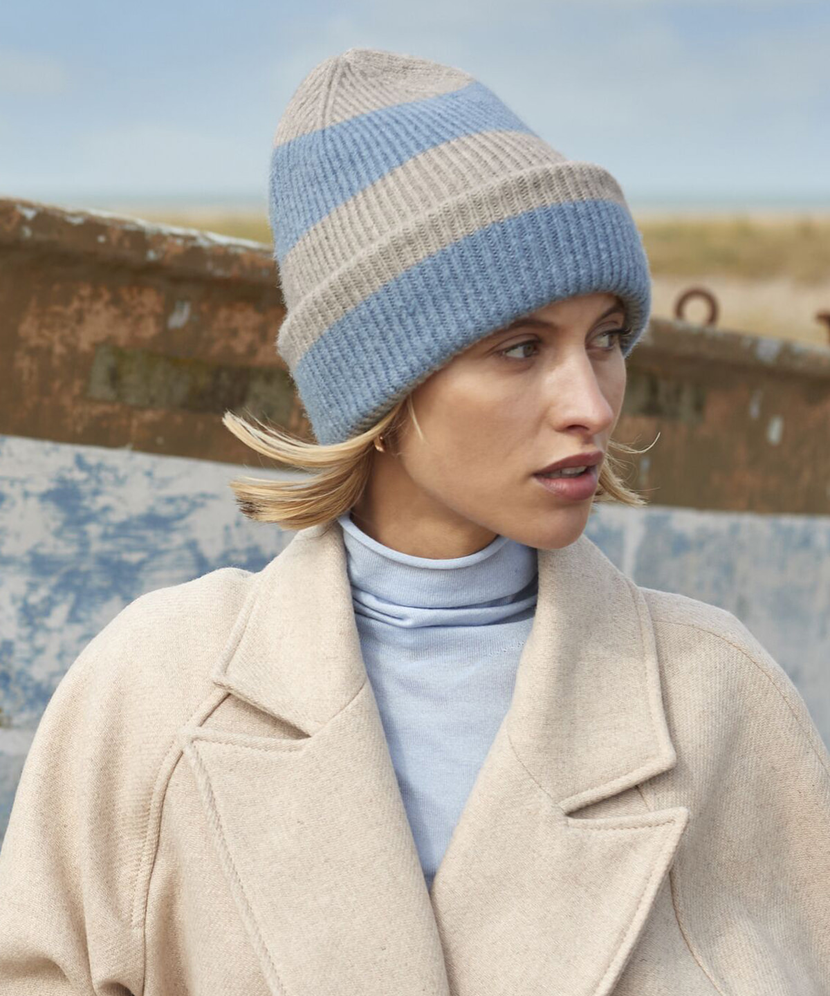 Colour Block Beanie