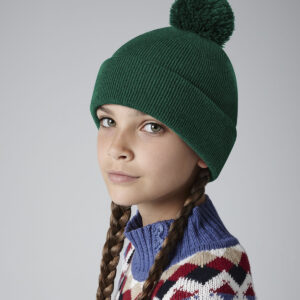 Originele kinderbeanie met pompon