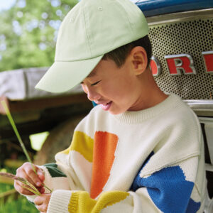 Junior low profile 6-panel dad cap