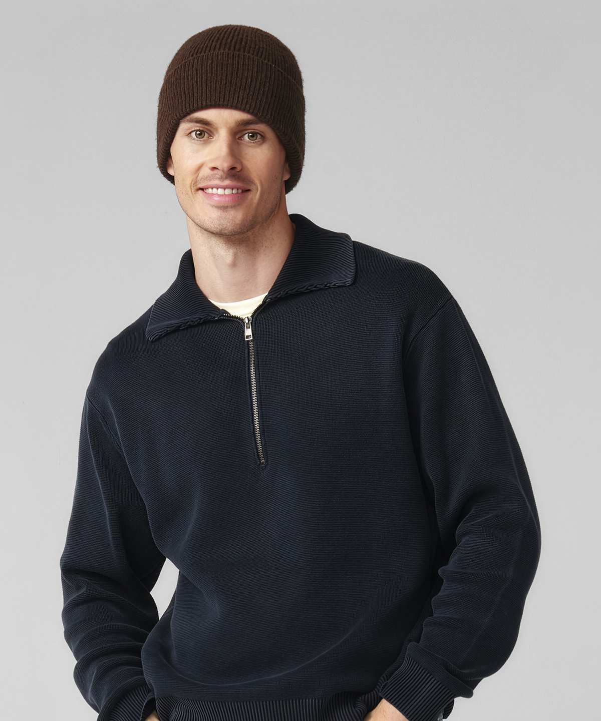 Wool blend beanie