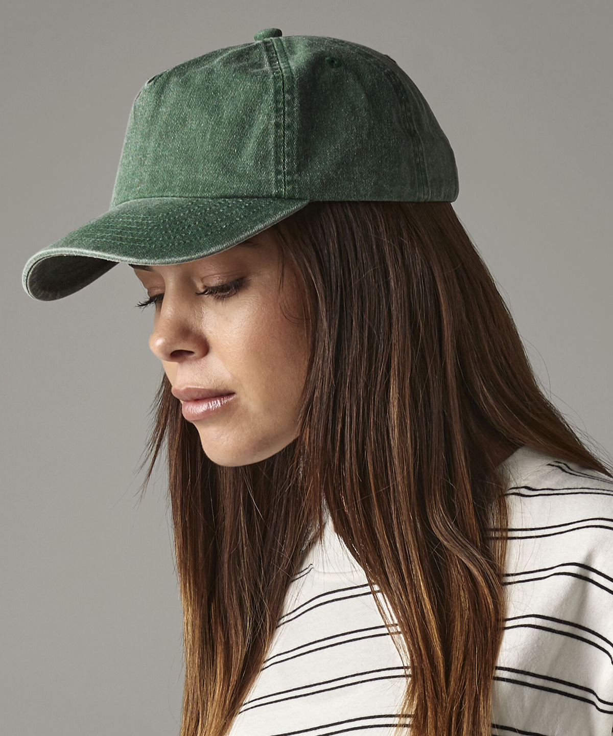 Relaxed 5-panel vintage cap