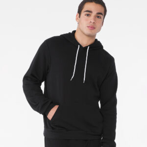 Unisex polycotton fleece pullover hoodie