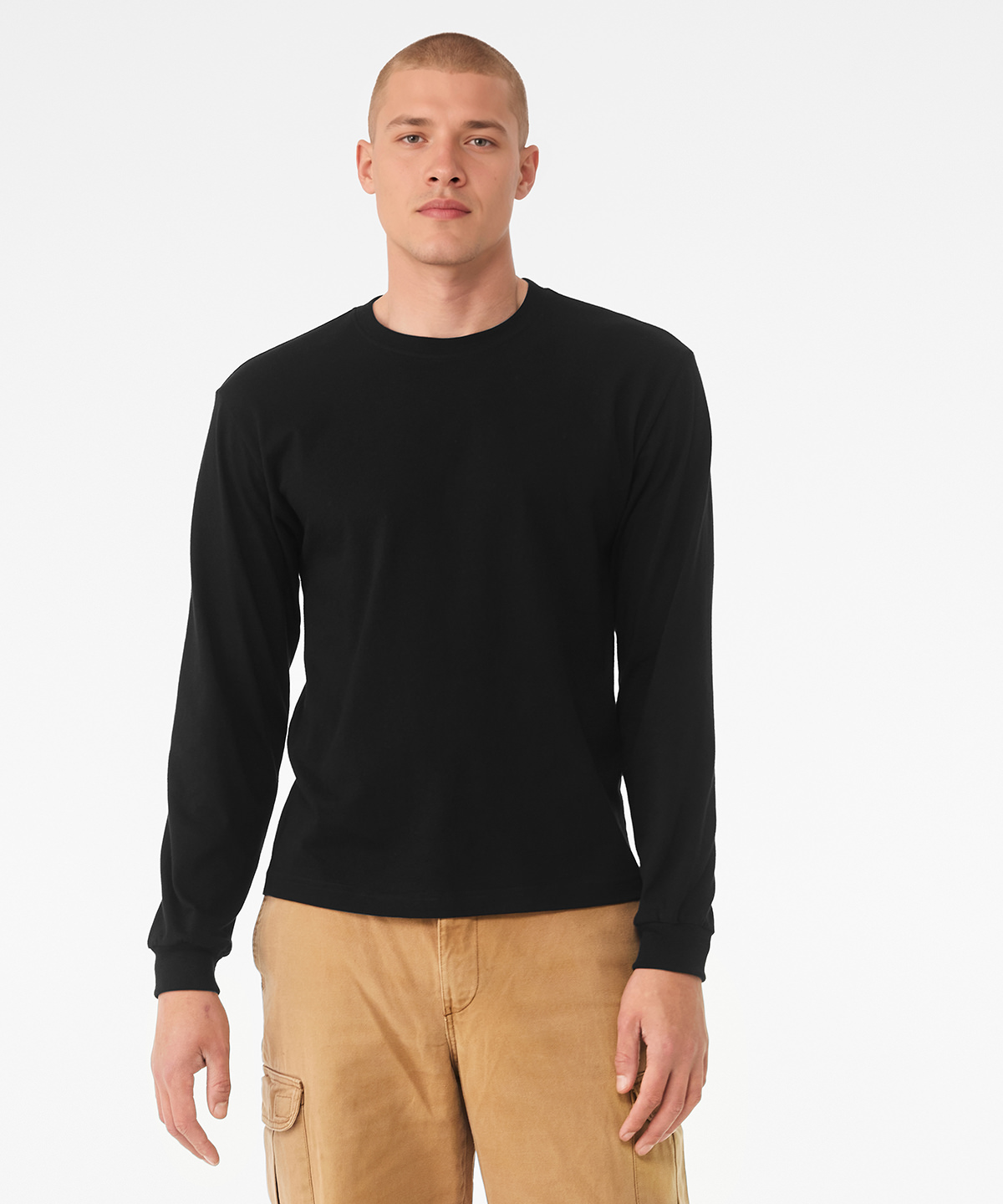 Unisex heavy boxy long sleeve tee