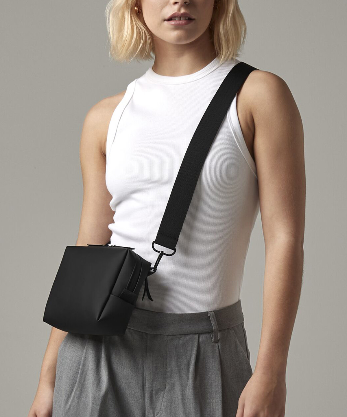 Matte PU cross body bag