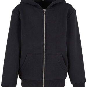 Kids fluffy zip hoodie