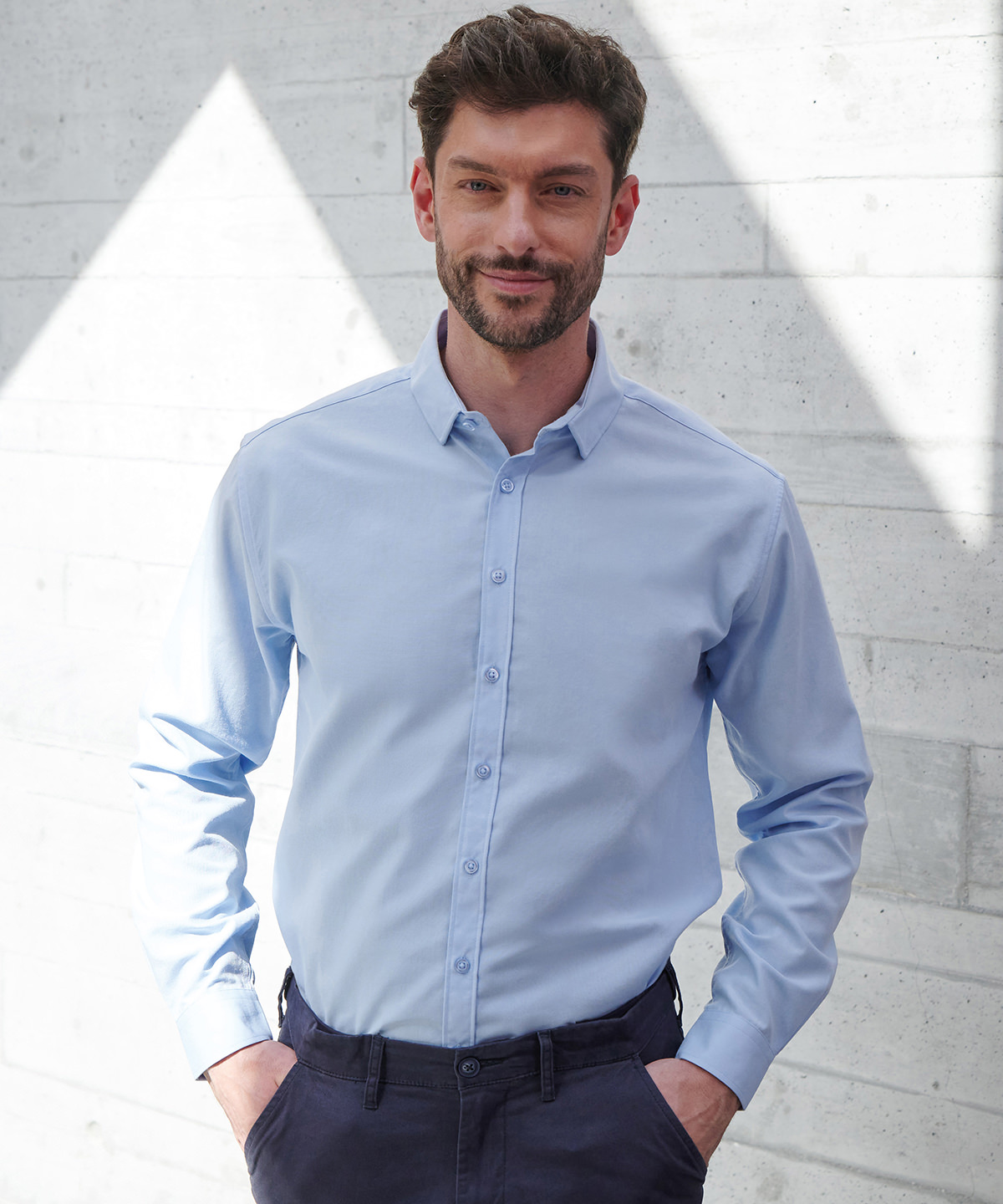 Long sleeve ‘cotton-feel’ Coolplus® shirt