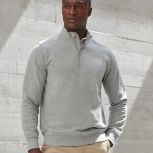 Unisex sustainable 1/4 zip sweatshirt
