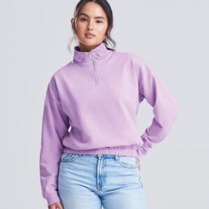 Women’s cropped 1/4-zip sweat