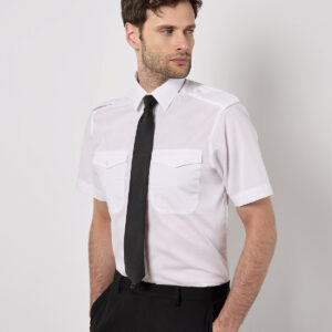 Pilot shirt short-sleeved (tailored fit)