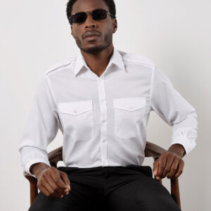 Pilot shirt long-sleeved (tailored fit)