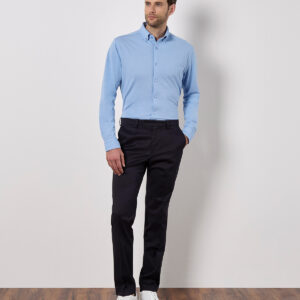 Superwash® 60° piqué shirt met lange mouwen (getailleerd)