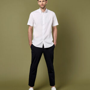 Premium Oxford shirt short-sleeved (tailored fit)