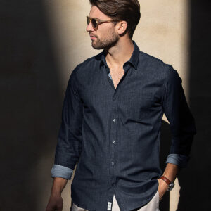Torrance denim modern fit shirt