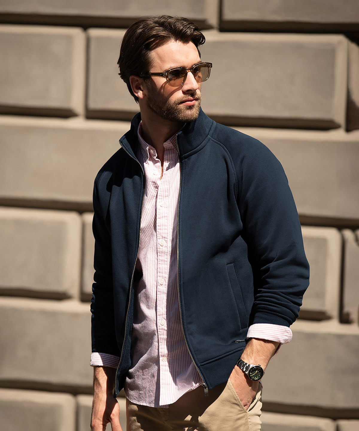Cambridge full-zip sweatshirt