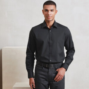 Long sleeve 'Recyclight' poplin shirt