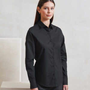 Women's long sleeve 'Recyclight' poplin shirt