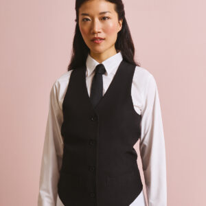 Women's lined polyester waistcoat
