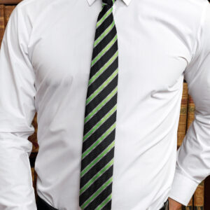 Waffle stripe tie