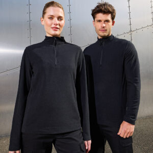 Unisex ‘Recyclight’ 1/4 zip microfleece