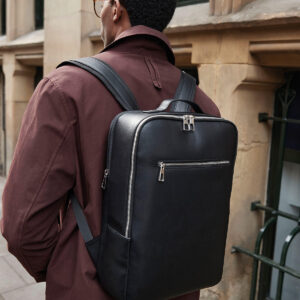 Tailored luxe PU backpack