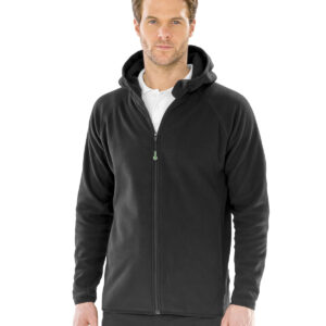 Recycled Hooded Microfleece Jacket