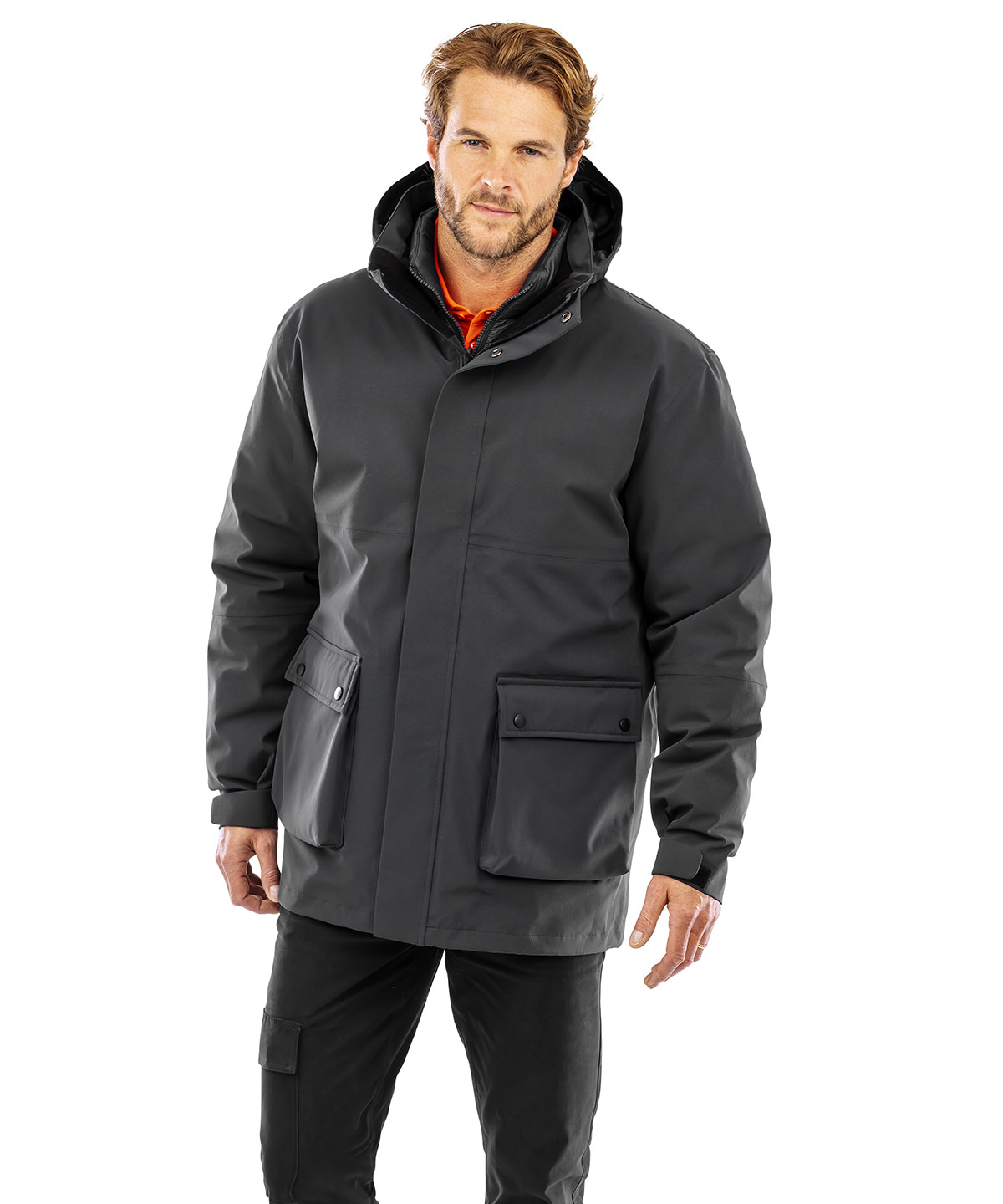 Recycled 3-in-1 padded ripstop jacket