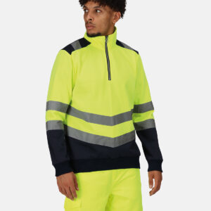 Pro hi-vis 1/4 zip sweatshirt