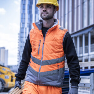 Hi-vis 2-tone thermal bodywarmer