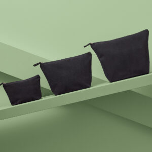 Recycled luxe accessory bag