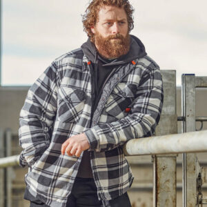 Worker padded checked shirt