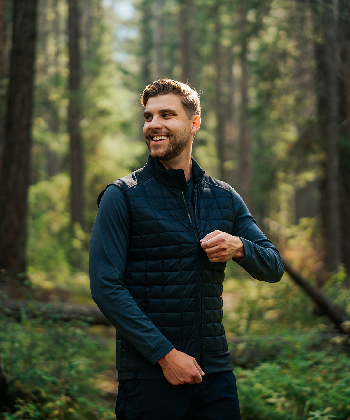 Appalachian thermal softshell vest