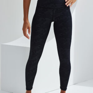 Women's TriDri® performance camo leggings full-length