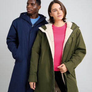 TriDri® Recycled all-seasons waterproof longline robe