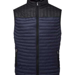 Domain two-tone gilet