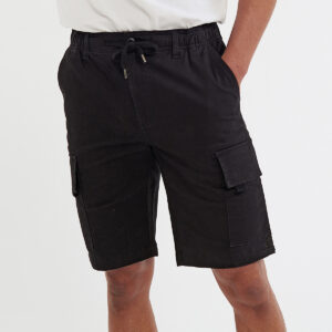 Men’s drawstring cargo utility shorts