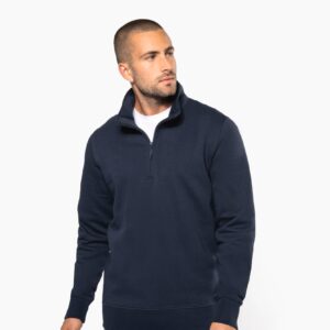 Kariban Sweater met ritskraag