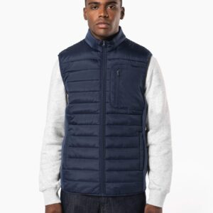 Kariban Herenbodywarmer in twee stoffen
