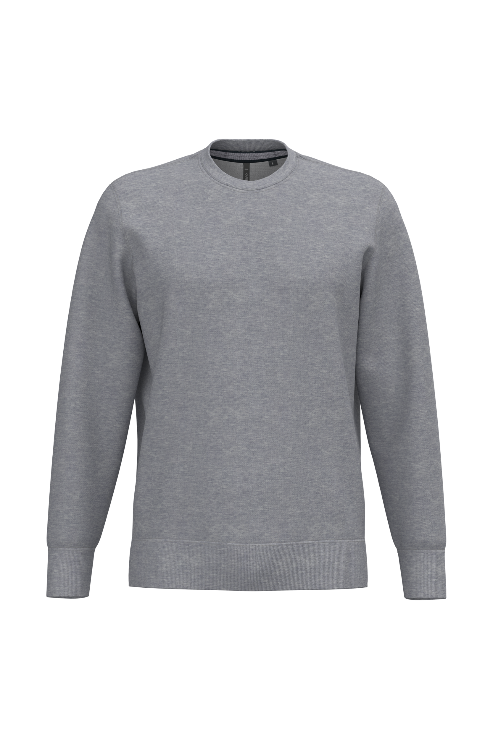 Kariban Sweater ronde hals — Oxford Grey