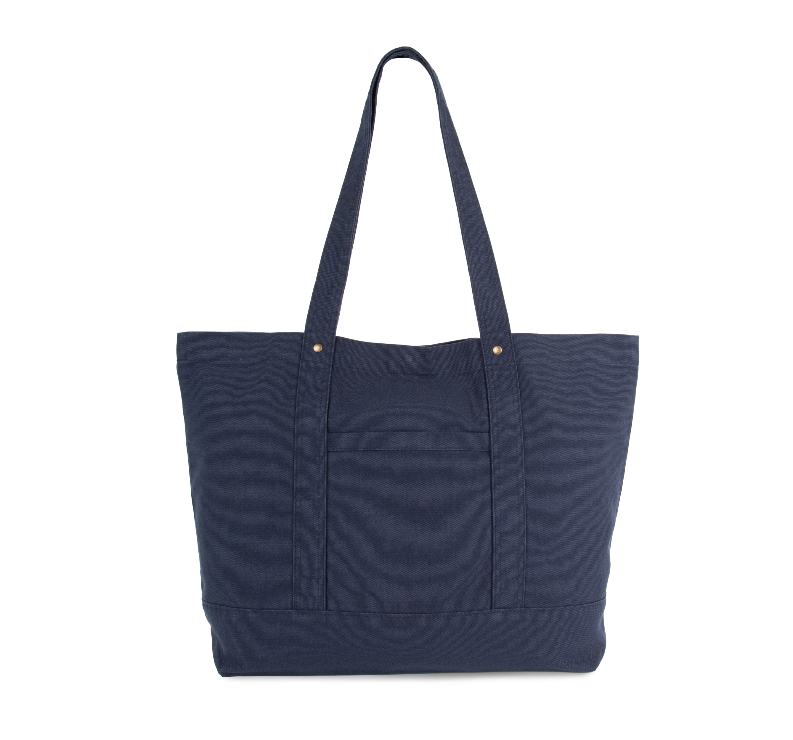 Kimood Grote shopper met zijzak — Washed Navy