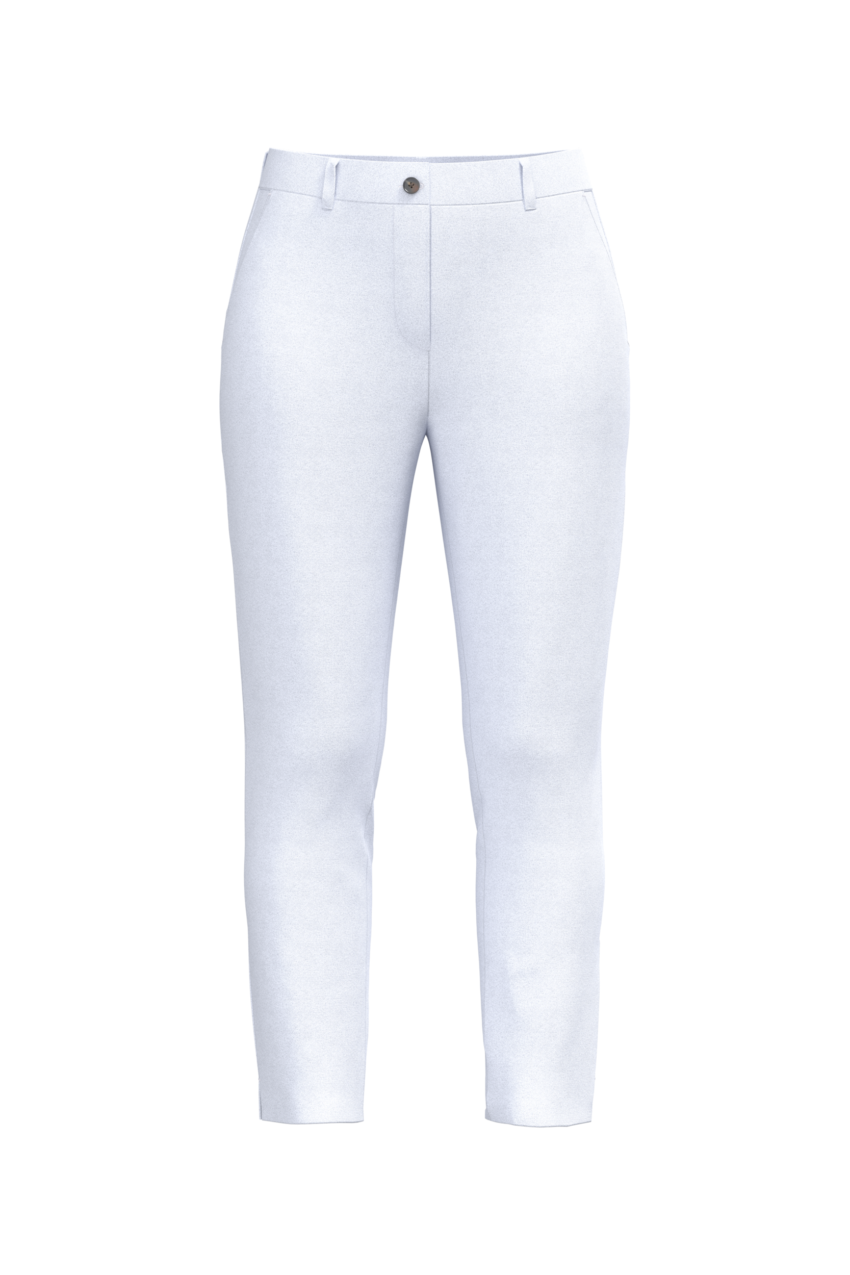 Native Spirit Ecologische enkellange chinobroek dames — White