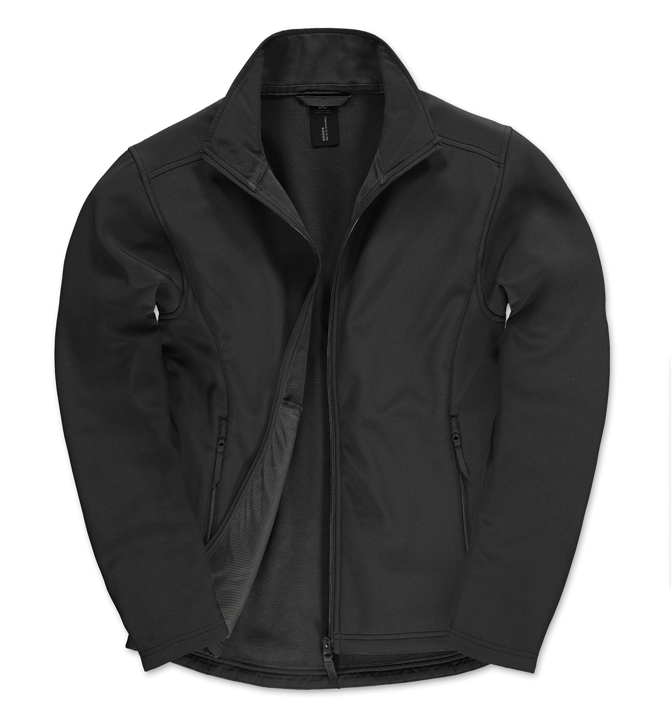 B&C Id.701 Softshell / Men — Black / Black