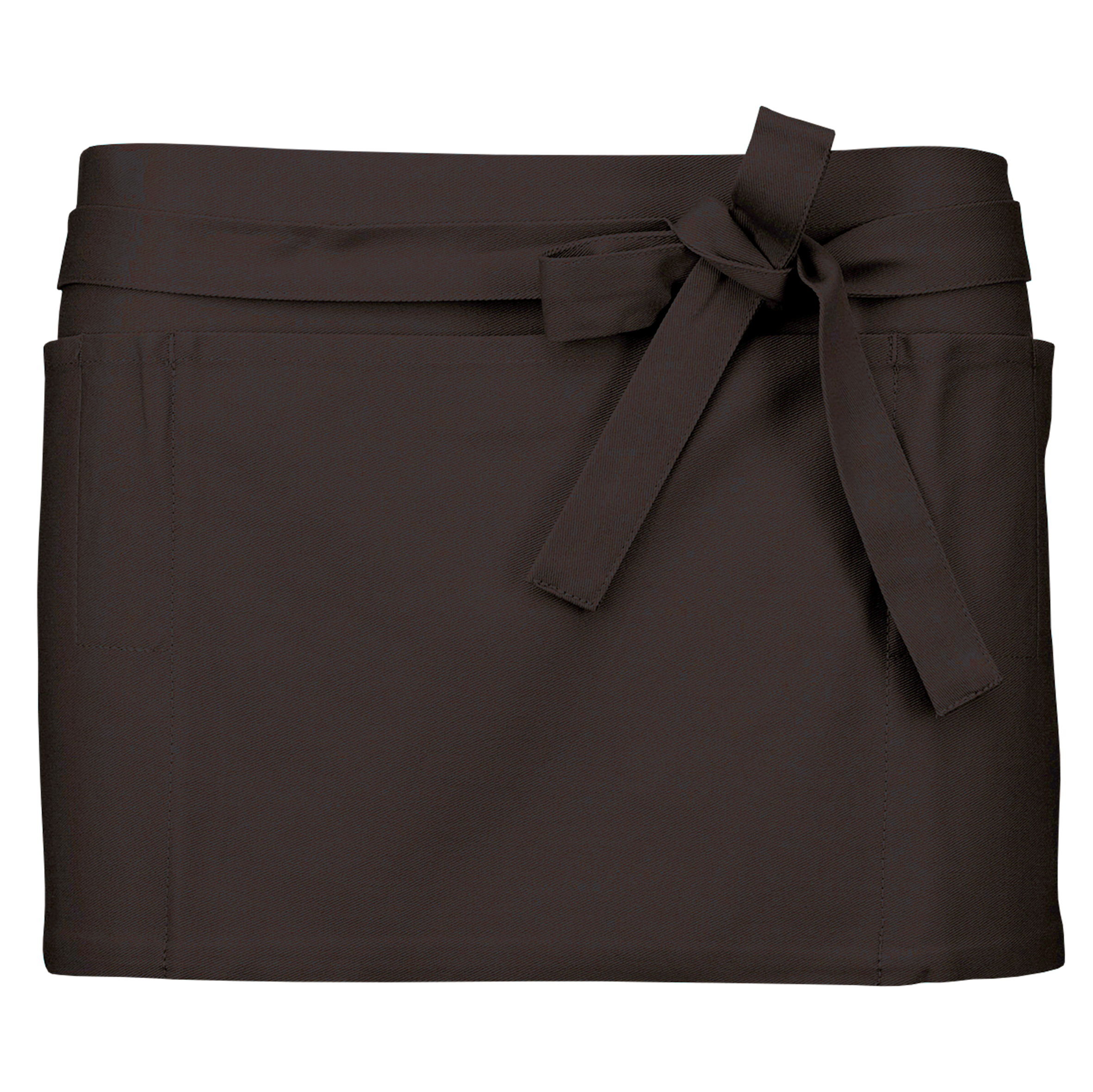 Kariban Katoenen kort schort — Chocolate