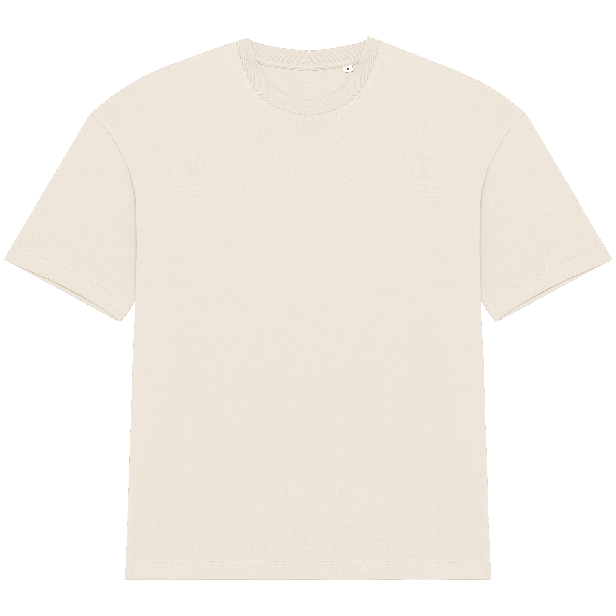 Native Spirit Ecologisch oversized heren-T-shirt — Ivory